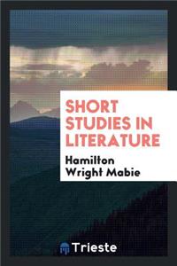 Short Stories in Literature