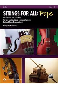Strings for All: Pops: Violin, Level 1-3