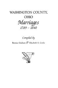 Washington County, Ohio Marriages, 1789-1840