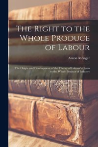 The Right to the Whole Produce of Labour