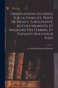 Observations diuerses, sur la sterilité, perte de fruict, foecondité, accouchements, et maladies des femmes, et enfants nouueaux naiz