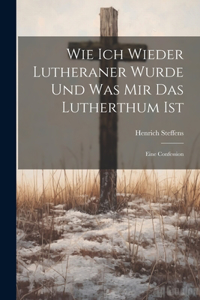 Wie Ich Wieder Lutheraner Wurde Und Was Mir Das Lutherthum Ist