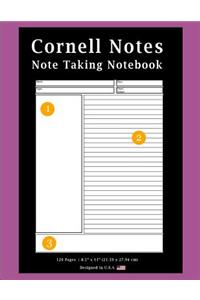 Cornell Notes Note Taking Notebook