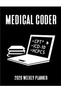 Medical Coder 2020 Weekly Planner