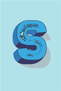 Letter S Monogram Notebook