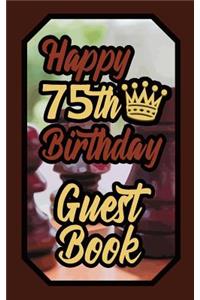 Happy 75th Birthday Guest Book