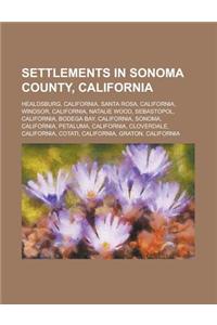 Settlements in Sonoma County, California