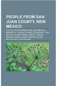 People from San Juan County, New Mexico