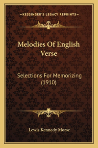 Melodies Of English Verse