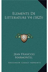 Elements De Litterature V4 (1825)
