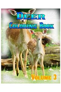 Deer Coloring Books Vol.3 for Relaxation Meditation Blessing