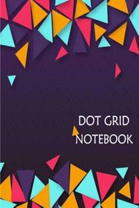 Dot Grid Notebook Purple: 110 Dot Grid Pages