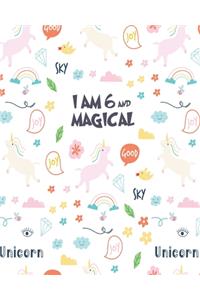 unicorn journal i am 6 and magical