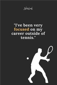 Tennis Notebook Quote 60 Notebook For Tennis Fans and Lovers