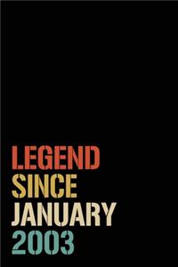 Legend Since January 2003