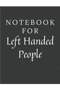 Notebook For Left Handed People