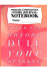 Primary Composition Story Journal Notebook