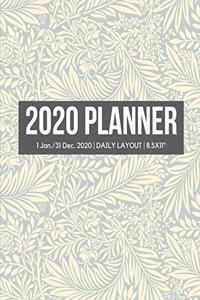 2020 Floral Daily Planner