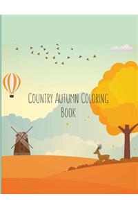 Country Autumn Coloring Book