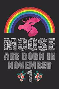 Moose Are Born In November 1