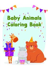 Baby Animals Coloring Book