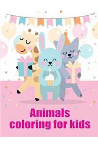 Animals coloring for kids