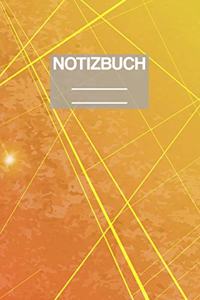 Notizbuch A5 Muster Abstrakt Orange Farbe Muster