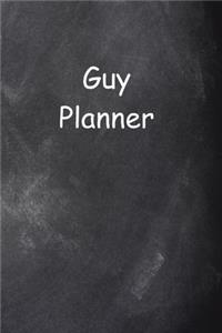 2020 Daily Planner For Men Guy Planner Chalkboard Style 388 Pages