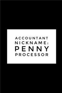 Funny Tax Accountant CPA Blank College Ruled Line Paper