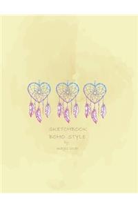 Sketchbook boho style by magic lover