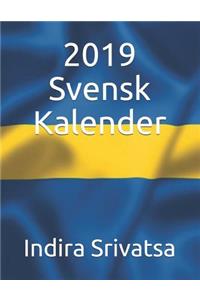 2019 Svensk Kalender