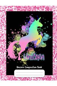 Unicorn Composition Book