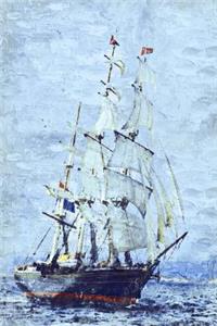 Clipper Sailing Ship Oil Painting Journal