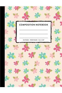 Composition Notebook Wide Ruled