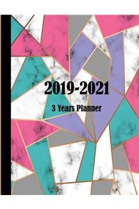3 Years Planner 2019-2021