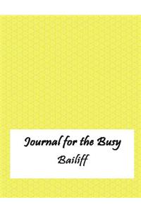 Journal for the Busy Bailiff