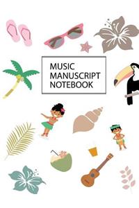 Music Manuscript Notebook