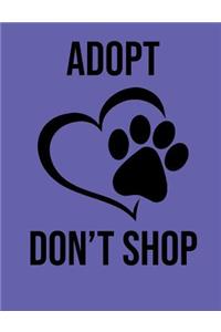 Adopt Don't Shop