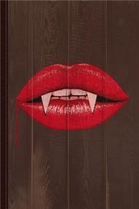 Vampire Lips Journal Notebook