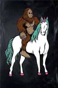 Bigfoot Riding Unicorn