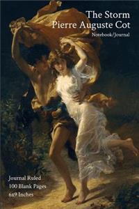 The Storm - Pierre Auguste Cot - Notebook/Journal