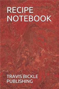 Recipe Notebook, Blank Lined Journal