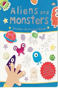 Sticker Activity Book - Monsters and Aliens