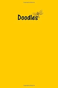 Doodles Journal - Great for Sketching, Doodling, Project Planning or Brainstorming: Medium Ruled, Soft Cover, 6 x 9 Journal, Sunflower Yellow, 365 Pages