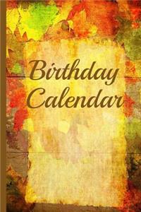 Birthday Calendar