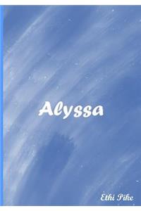 Alyssa - Personalized Notebook