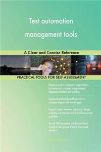 Test automation management tools