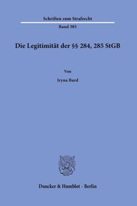 Die Legitimitat Der 284, 285 Stgb.