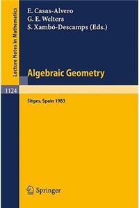 Algebraic Geometry, Sitges (Barcelona) 1983