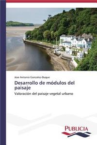 Desarrollo de módulos del paisaje